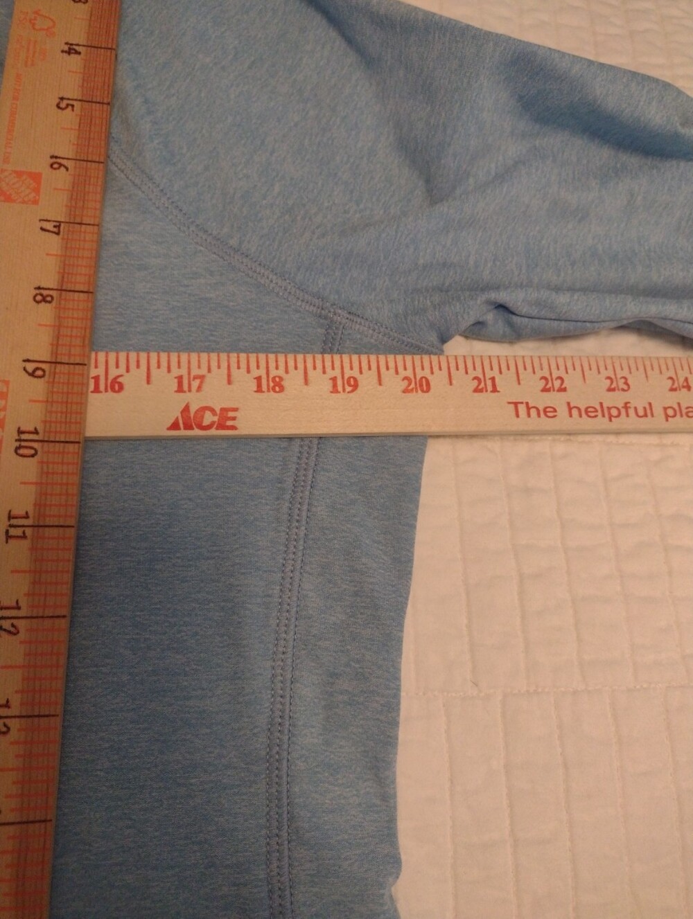 New Peter Millar Crown Women L Pullover 1/4 Zip Long Slv Blue Turner Golf UPF50 - Picture 11 of 11
